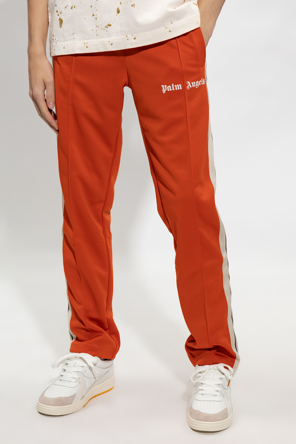 パンツ PALM ANGELS VISCOSE PANTS WITH SUNSET PRINT PALM ANGELS Pink Sunset Pajama Pants Purple Black - Wrong